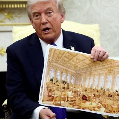 Trump outraged after judge halts his ballroom project
