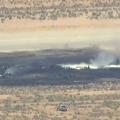 Eight dead after US bomber crashes shortly after take-off