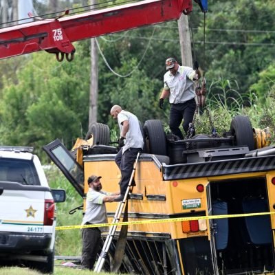 Two dead after school bus crash in US